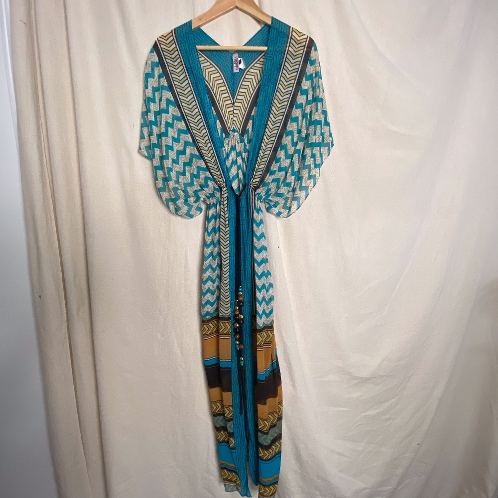 Lotta Stensson Caftan Beach Cover-Up, Size XS